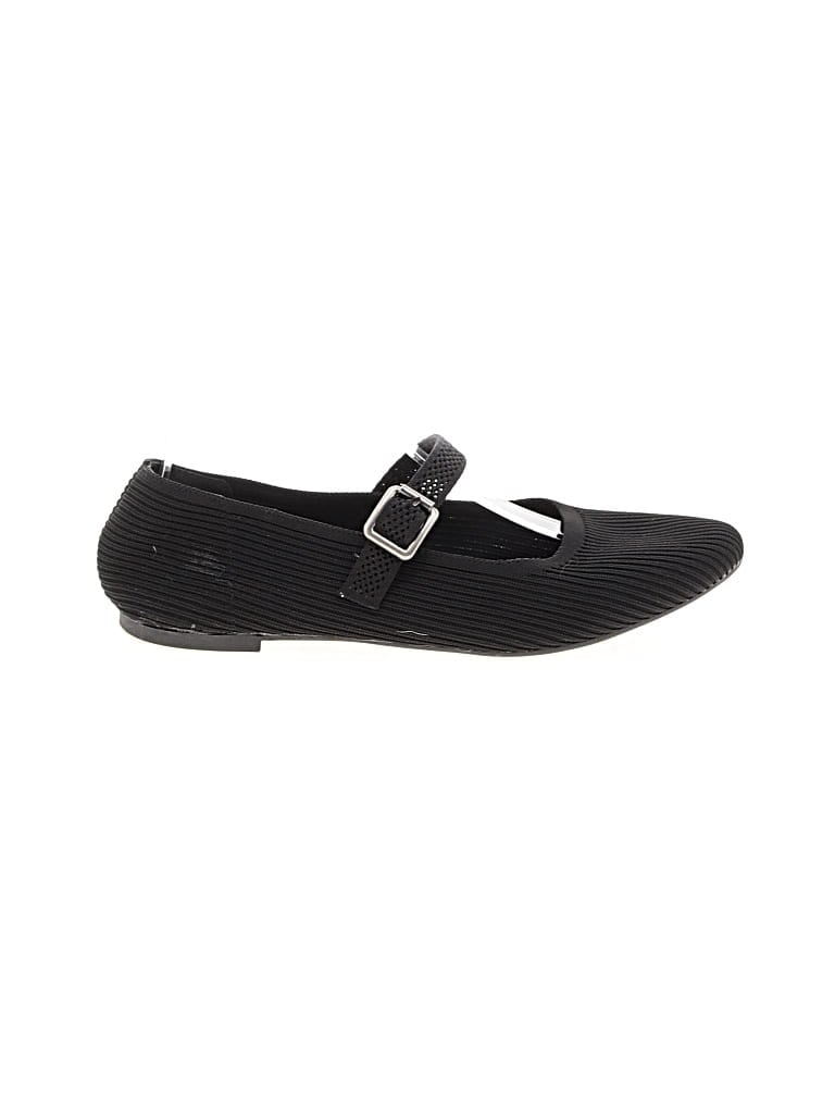 Pre-owned Mia Flats In Black