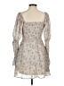Missguided 100% Polyester Stars Tan Casual Dress Size 6 - photo 2