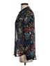Kut from the Kloth Floral Blue Long Sleeve Blouse Size S - photo 5