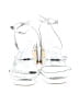 Forever 21 Metallic Silver Sandals Size 10 - photo 2