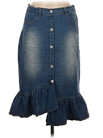 Hayden Denim Skirt (view 1)