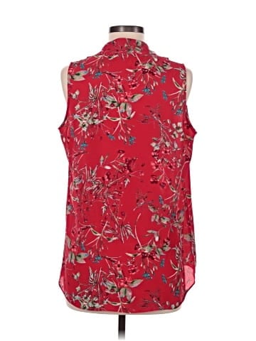 Rose + Olive Sleeveless Blouse (view 2)
