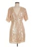 Endless Rose 100% Polyester Metallic Gold Cocktail Dress Size M - photo 1