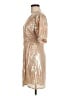Endless Rose 100% Polyester Metallic Gold Cocktail Dress Size M - photo 5