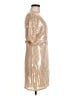 Endless Rose 100% Polyester Metallic Gold Cocktail Dress Size M - photo 4