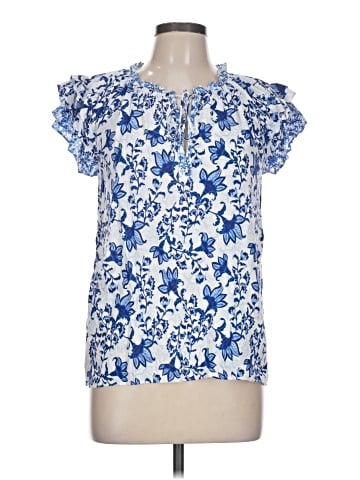 Rose + Olive Short Sleeve Blouse (view 1)