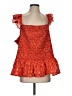 Madewell 100% Cotton Red Orange Sleeveless Blouse Size XXS - photo 1