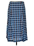 On 34th Print Blue Casual Skirt Size 8 - photo 1