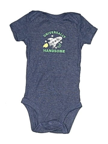 Just One Year by Carter's Short Sleeve Onesie (view 1)