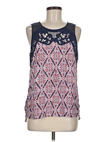 Pale Sky Sleeveless Blouse (view 1)