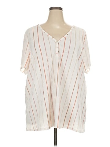 Lane Bryant Short Sleeve Blouse (view 1)