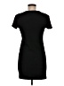 Elodie Solid Black Casual Dress Size M - photo 2