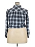 American Rag Cie Plaid Blue Long Sleeve Blouse Size XXL - photo 2