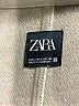 Zara 100% Polyester Tan Coat Size L - photo 6