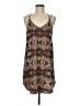 Astr 100% Polyester Print Brown Casual Dress Size M (estimated) - photo 1
