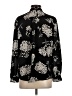 14th & Union 100% Polyester Black Long Sleeve Blouse Size S - photo 2