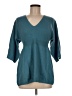 Neiman Marcus 100% Cashmere Teal Cashmere Pullover Sweater Size M - photo 1