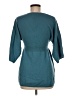 Neiman Marcus 100% Cashmere Teal Cashmere Pullover Sweater Size M - photo 2