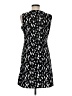 Nine West Graphic Black Cocktail Dress Size M - photo 2