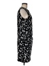 Nine West Graphic Black Cocktail Dress Size M - photo 4