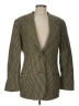 Calvin Klein Collection Houndstooth Gold Wool Blazer Size 10 - photo 1