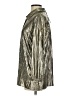 Insight Metallic Silver Long Sleeve Blouse Size S - photo 5