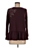 Knox Rose Burgundy Long Sleeve Blouse Size M - photo 1