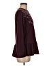 Knox Rose Burgundy Long Sleeve Blouse Size M - photo 4