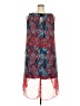 DressBarn 100% Polyester Paisley Red Cocktail Dress Size 18 - photo 2