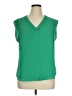41Hawthorn 100% Polyester Green Sleeveless Blouse Size XL - photo 1