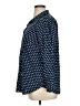 Talbots 100% Cotton Polka Dots Blue Long Sleeve Button-Down Shirt Size 1X - photo 5