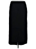 Midnight Velvet 100% Polyester Solid Black Formal Skirt Size 16W - photo 2