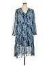 Joie 100% Polyester Paisley Blue Casual Dress Size XXL - photo 1