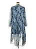 Joie 100% Polyester Paisley Blue Casual Dress Size XXL - photo 2