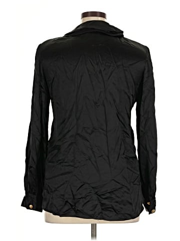 Saks Fifth Avenue Long Sleeve Silk Top (view 2)
