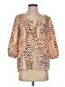Cooper & Ella 100% Polyester Orange 3/4 Sleeve Blouse Size S - photo 1