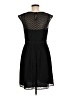 J.Crew 100% Polyester Chevron-herringbone Black Cocktail Dress Size 8 - photo 2