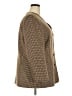 Kasper Houndstooth Brown Blazer Size 20 - photo 4