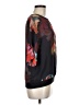 Trina Turk 100% Polyester Black 3/4 Sleeve Blouse Size M - photo 4