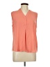 The Limited 100% Polyester Orange Sleeveless Blouse Size L - photo 1
