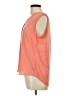The Limited 100% Polyester Orange Sleeveless Blouse Size L - photo 5