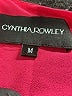 Cynthia Rowley 100% Polyester Pink 3/4 Sleeve Blouse Size M - photo 7