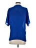 Babaton 100% Polyester Blue Short Sleeve Blouse Size S - photo 2
