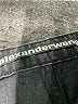 Alexander Wang 100% Cotton Black Denim Shorts Size 27 waist - photo 3