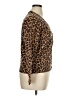 St. John's Bay Animal Print Brown Cardigan Size XL - photo 4