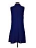 DKNY 100% Polyester Solid Blue Casual Dress Size M - photo 2