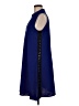DKNY 100% Polyester Solid Blue Casual Dress Size M - photo 5