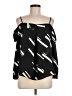 Mine 100% Polyester Black 3/4 Sleeve Blouse Size M - photo 1