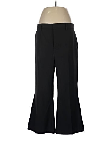 Madewell Kick Out Crop Pants in Wool-Blend Twill (view 1)