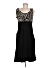 K Petite Collection Black Cocktail Dress Size 8 Petite - photo 1